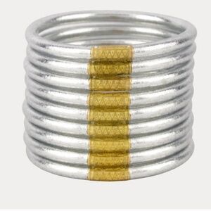 Budha Girl Silver bracelets with case